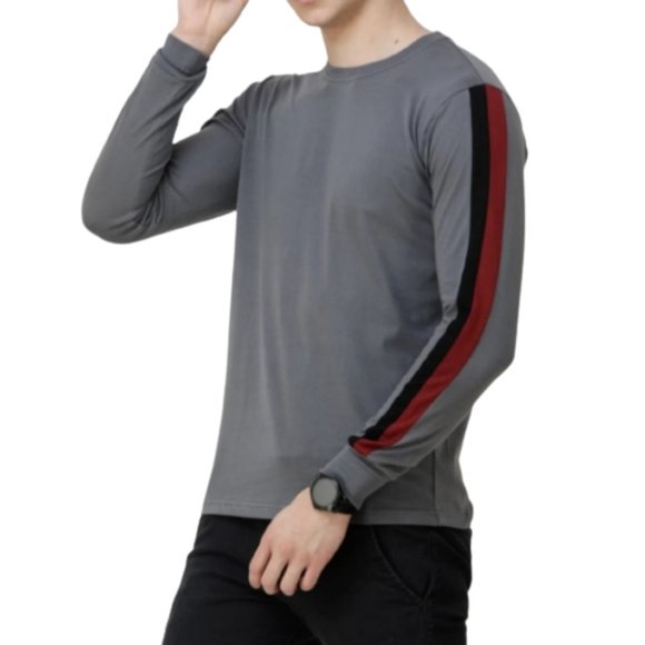 Men Round Neck Multicolor T-Shirt - Picture 2 of 2